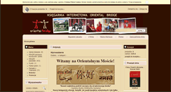 Desktop Screenshot of orientalbridge.pl